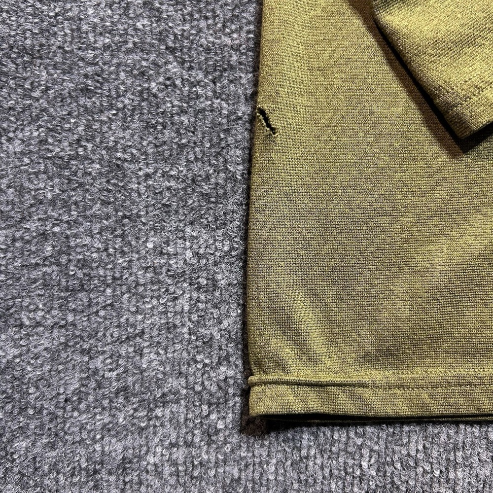 Patagonia Capilene 1/4 Zip Pullover XL Green Baselayer Lightweight - Picture 5 of 9